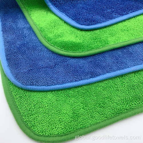 China Microfiber car cleaning thick absorbent twisted wash towel Manufactory